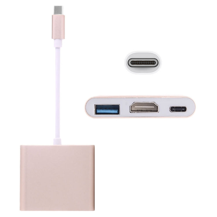 Adaptador USB-C/Tipo-C 3.1 macho a USB-C/Tipo-C 3.1 hembra y HDMI hembra y USB 3.0 hembra, Type-C+USB+HDMI (J), Type-C+USB+HDMI (G), Type-C+USB+HDMI (B), Type-C+USB+HDMI (S)