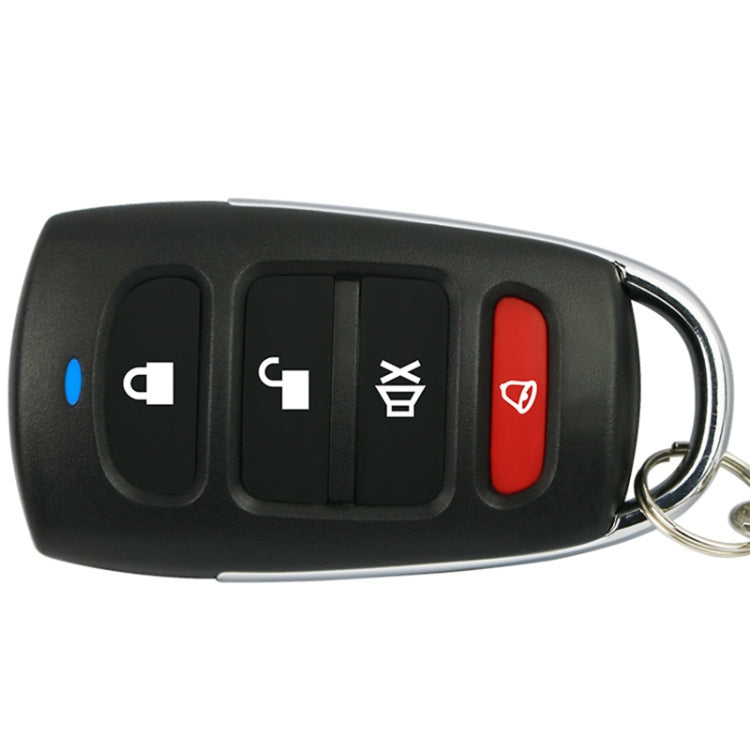 Control remoto inalámbrico de copia de 433MHZ, Control remoto de código de copia de puerta de garaje de cuatro botones de Metal