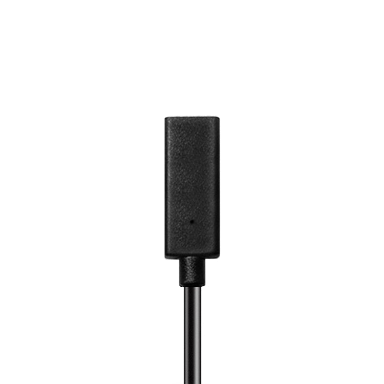 Cable de carga rápida PD para computadora portátil USB-C / Type-C hembra a macho de 6 pines para Microsoft Surface Pro 7/6/5/4/3, longitud del cable: 0,2 m