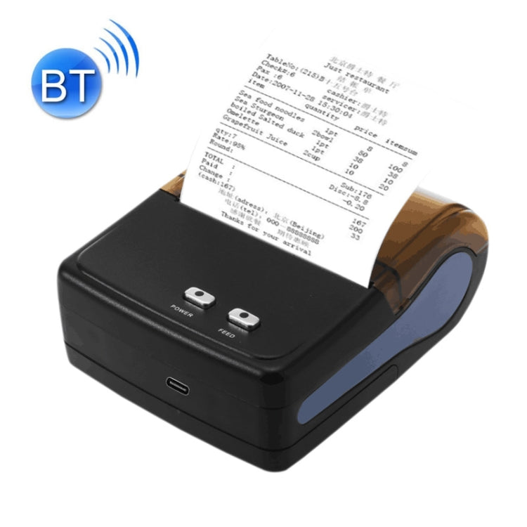 Impresora térmica de recibos POS portátil Bluetooth QS-8001 de 80 mm, QS-8001