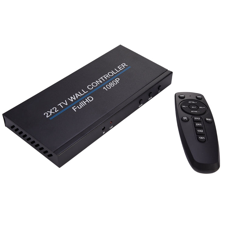 BT14 2X2 HDMI TV Controlador de pared Procesador de empalme multipantalla, Full HD 1080P
