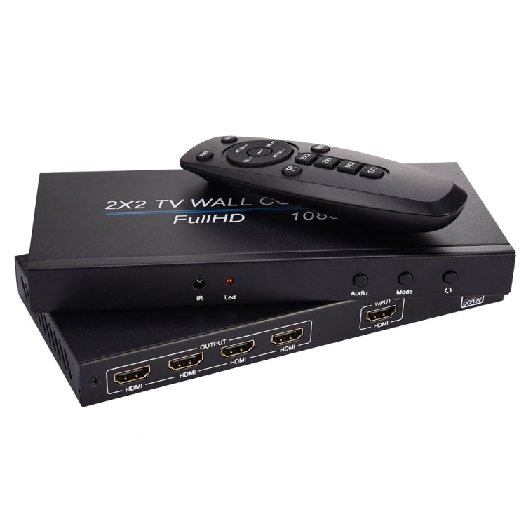 BT14 2X2 HDMI TV Controlador de pared Procesador de empalme multipantalla, Full HD 1080P