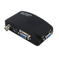 HOWEI HW-2404 Convertidor de vídeo BNC/S-Video a VGA