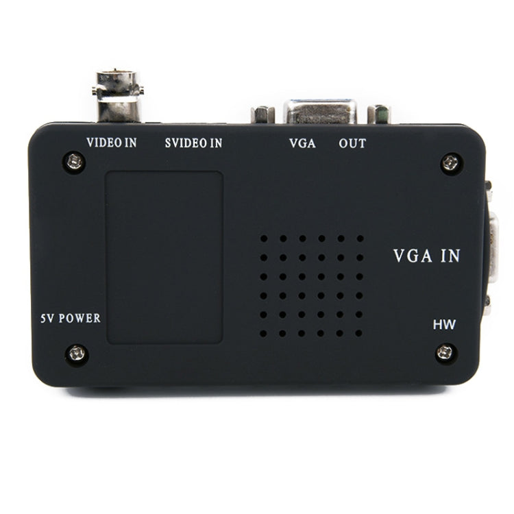 HOWEI HW-2404 Convertidor de vídeo BNC/S-Video a VGA