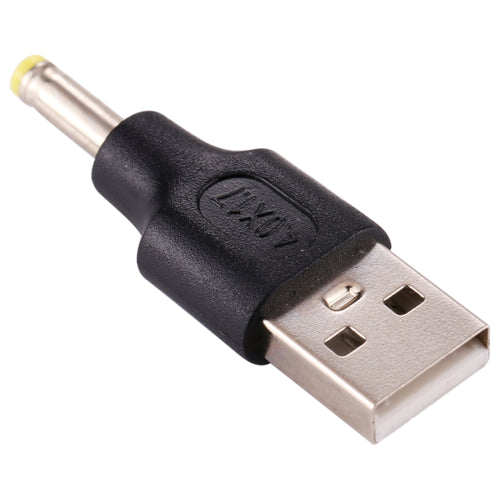 10 Uds. Conector de clavija de alimentación CC macho a USB 2,0 macho de 4,0x1,7mm, 4.0 x 1.7mm Male
