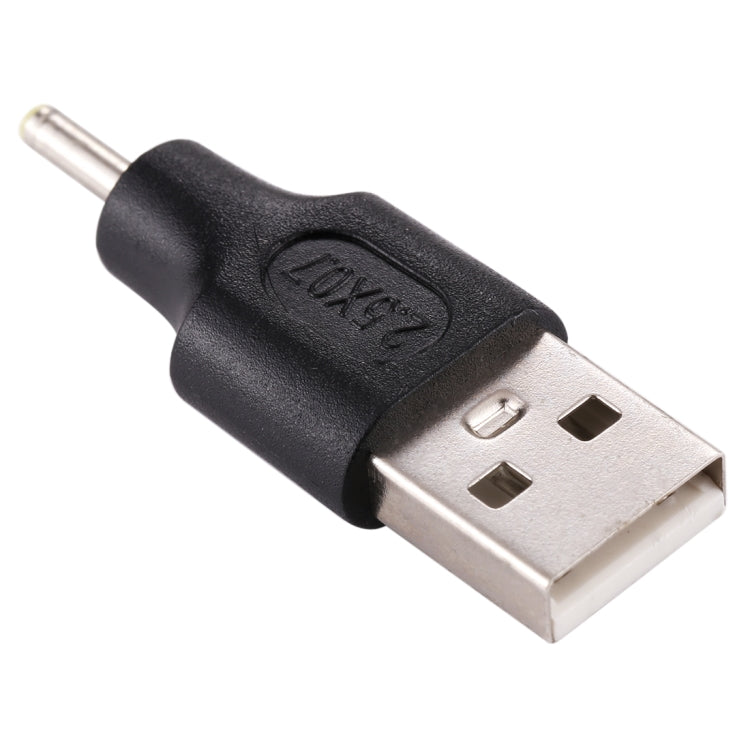 10 Uds. Conector de clavija de alimentación CC macho a USB 2,0 macho de 2,5x0,7mm, 2.5 x 0.7mm