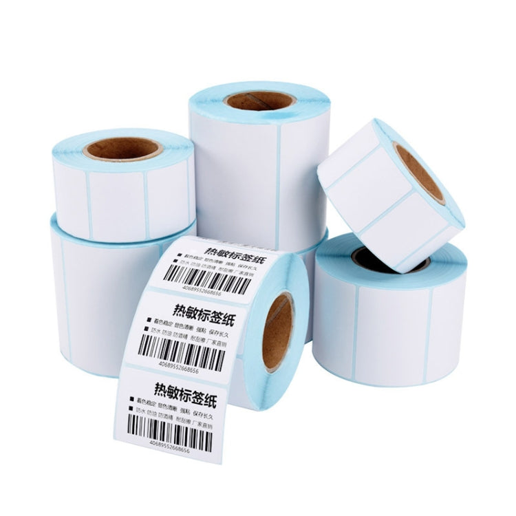 10 piezas 60 mm x 40 mm 700 hojas de papel de etiqueta de código de barras térmico autoadhesivo, 60x40mmx700 sheets