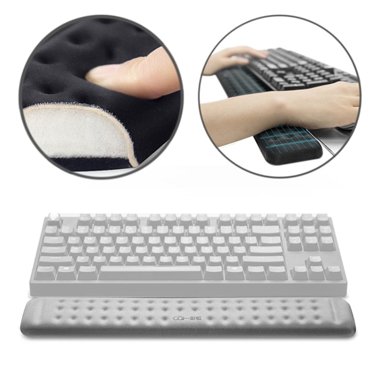Alfombrilla de ratón de espuma viscoelástica con reposamuñecas para teclado mecánico, tamaño: M, Size : M