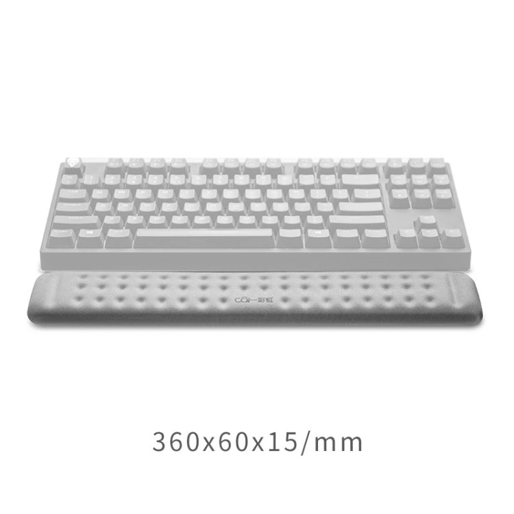 Alfombrilla de ratón de espuma viscoelástica con reposamuñecas para teclado mecánico, tamaño: M, Size : M