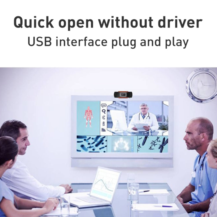 Cámara USB con cámara web de enfoque manual 720P con micrófono