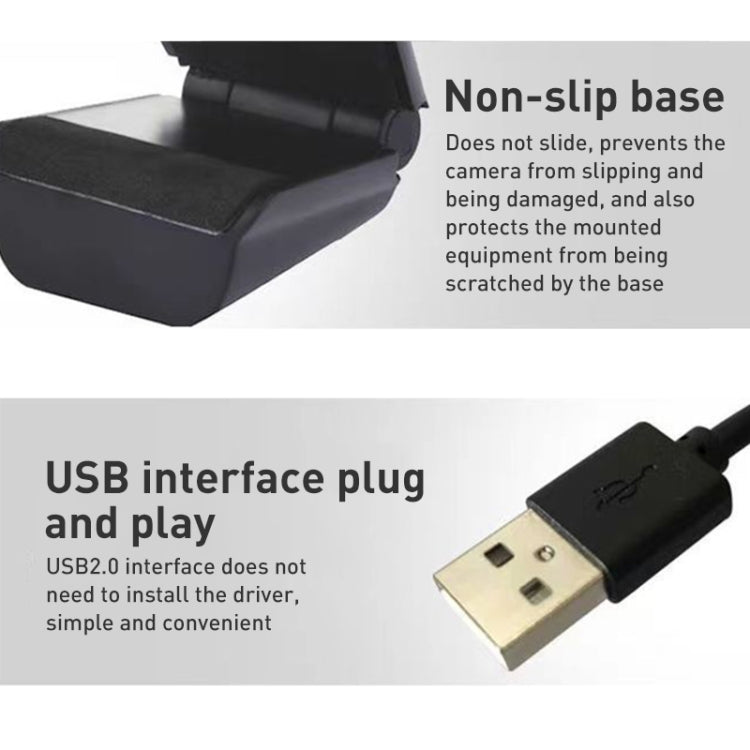 Cámara USB con cámara web de enfoque manual 720P con micrófono