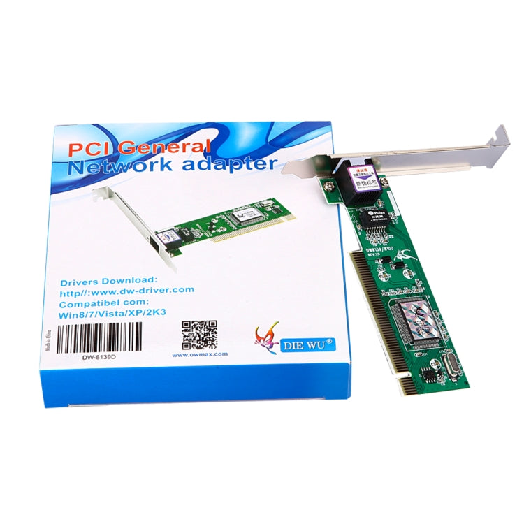 TXA001 DW-8139D RTL8139 10/100Mbps Tarjeta de red PCI Adaptador de red de escritorio para computadora PC, TXA001