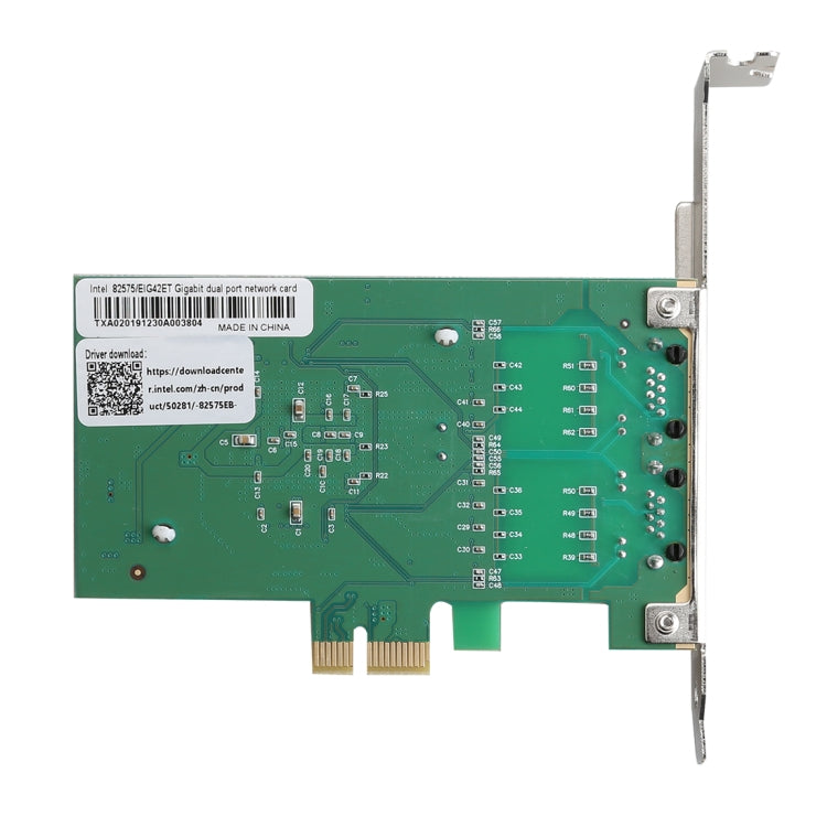 TXA020 Intel 82575 puertos duales RJ45 NIC 10/100/1000 Gigabit PCI Express PCIE x1 adaptador de tarjeta de red, TXA020