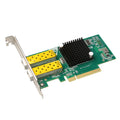 TXA037 Intel 82599 puerto SFP dual PCI Express FCoE PCIe x8 10 Gigabit Ethernet adaptador de tarjeta LAN óptica de red, XXA037