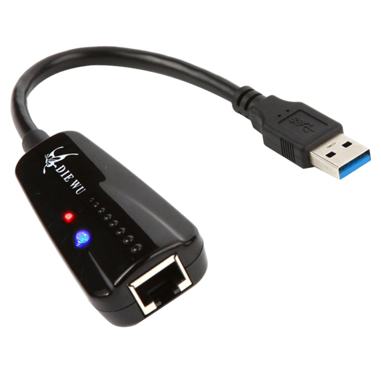 DIE WU TXA042 Realtek 8153 USB 3.0 a Gigabit Ethernet RJ45 LAN 10/100/1000Mbps Adaptador de tarjeta de red, TXA042