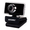 Aoni C11 720P Cámara de computadora HD de enfoque manual gran angular de 150 grados con micrófono, C11