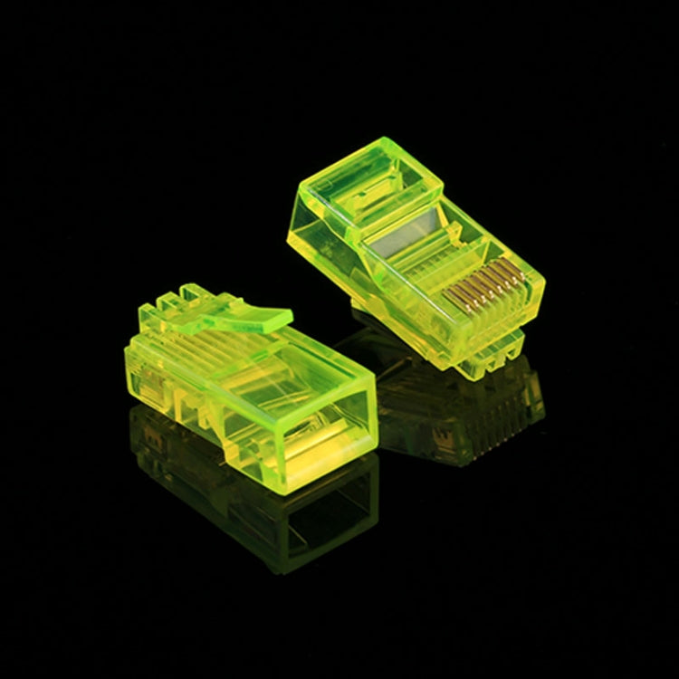 Conector Modular Anpwoo Amp01 RJ45 de 100 piezas, 100 PCS (Yellow), 100 PCS (Blue), 100 PCS (Orange)