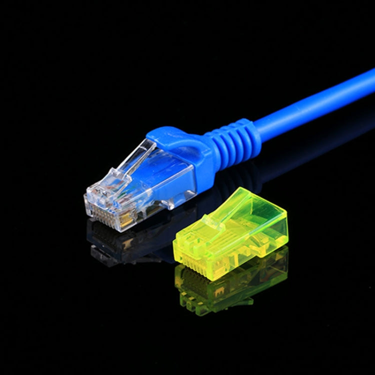 Conector Modular Anpwoo Amp01 RJ45 de 100 piezas, 100 PCS (Yellow), 100 PCS (Blue), 100 PCS (Orange)