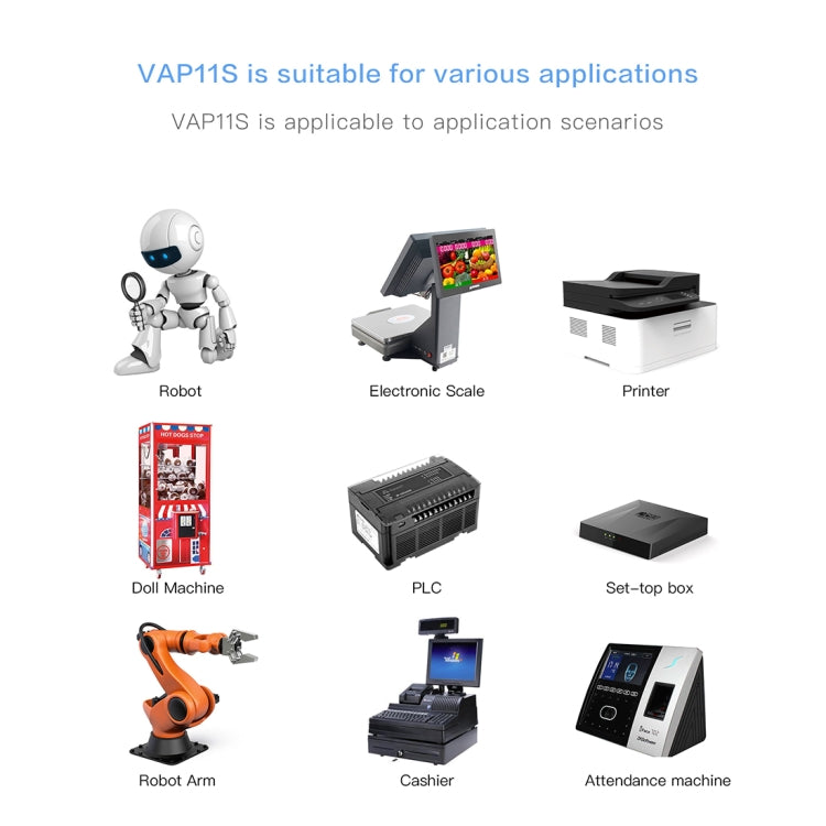 VONETS VAP11S 2.4G Mini Puente Inalámbrico 300Mbps Repetidor WiFi con 2 Antenas, VAP11S