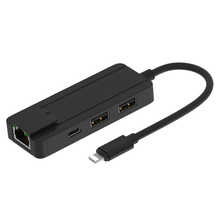Adaptador USB 2.0 Onten 75002 de 8 pines a RJ45 Hub