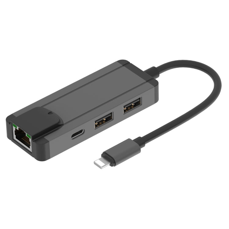 Adaptador USB 2.0 Onten 75002 de 8 pines a RJ45 Hub