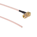 Cable flexible de mamparo mamparo con tuerca macho RP-SMA de 2,5 mm, longitud: 20 cm, RP-SMA Male 20cm