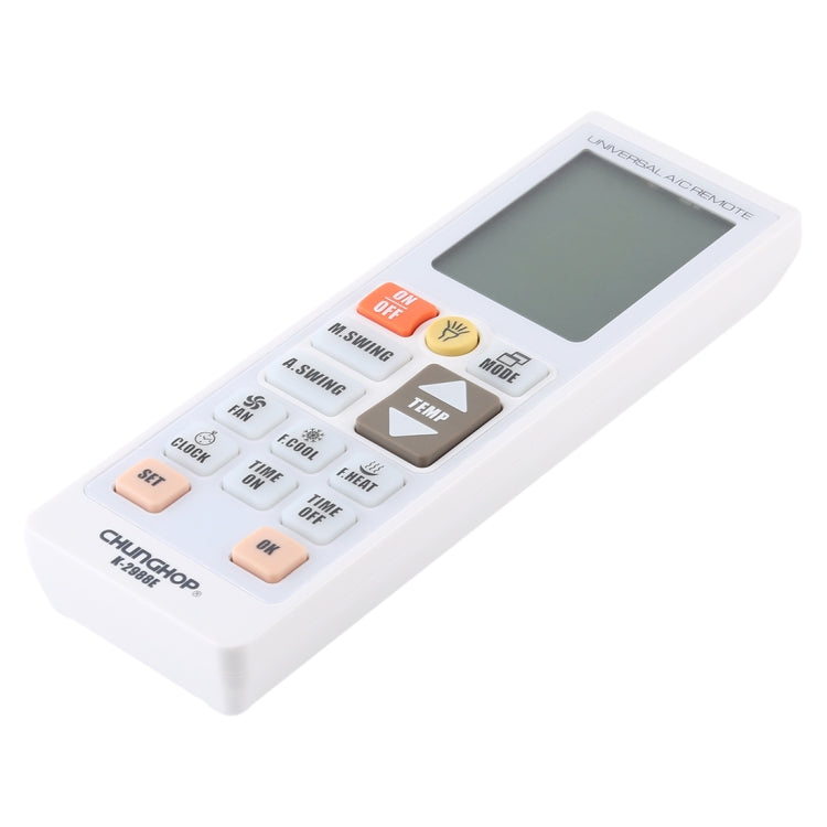 Chunghop K-2988E Control remoto universal de aire acondicionado con linterna