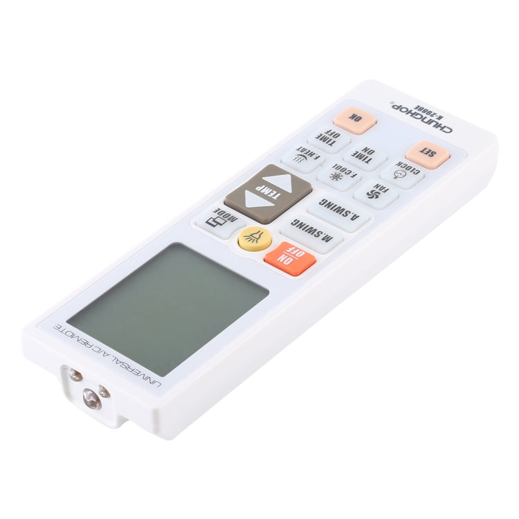 Chunghop K-2988E Control remoto universal de aire acondicionado con linterna