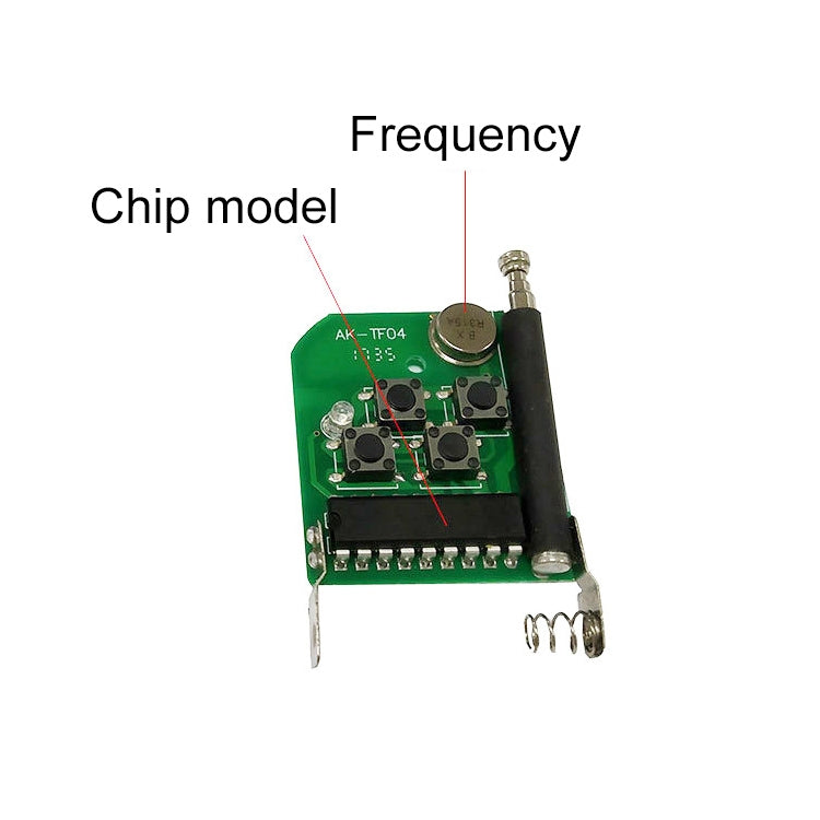 Transmisor de Control remoto tipo copia de coche, Control remoto inalámbrico de 4 botones, 433MHz, 3 + 1 dividido, para Hyundai/KIA, 433MHz