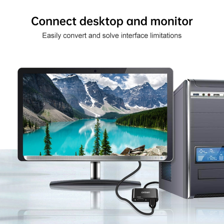 Adaptador VGA a HDMI + VGA 5138HV 1080P con audio, 5138HV