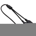 Cable adaptador de corriente de interfaces macho de 5,5 x 2,1 mm hembra a Lenovo YOGA 3 y Big Square (primera generación) para computadora portátil Lenovo, longitud: aproximadamente 30 cm, X1 Yoga 2018/2017 & T570/T470/T470s