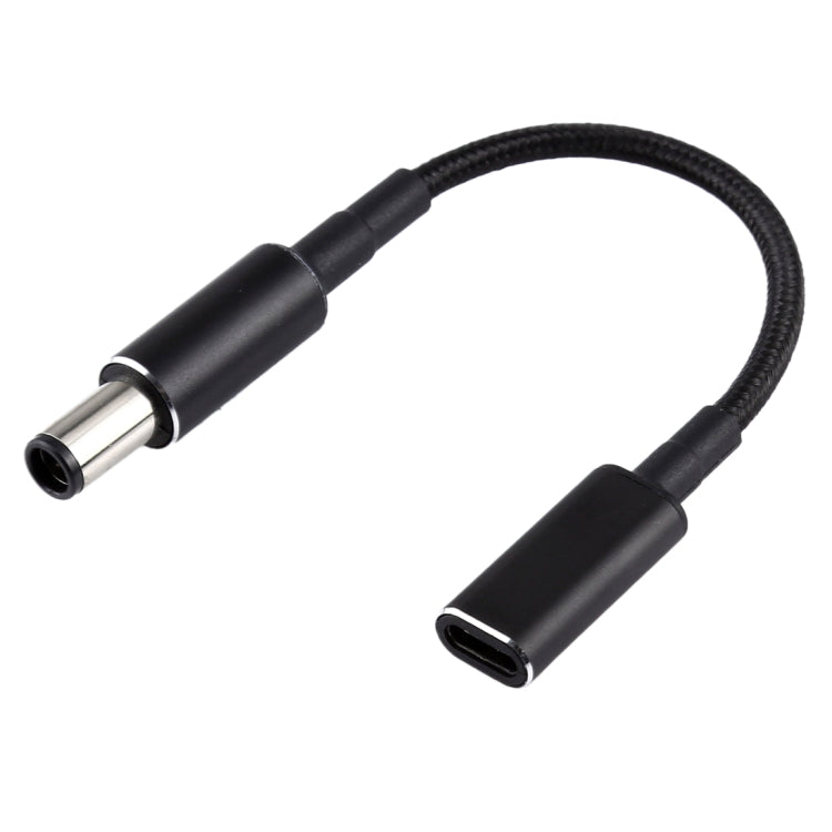 PD 100W 18,5-20V 7,4 x 0,6 mm a USB-C / Adaptador tipo C Cable trenzado de nailon para HP, 7.4 x 0.6mm