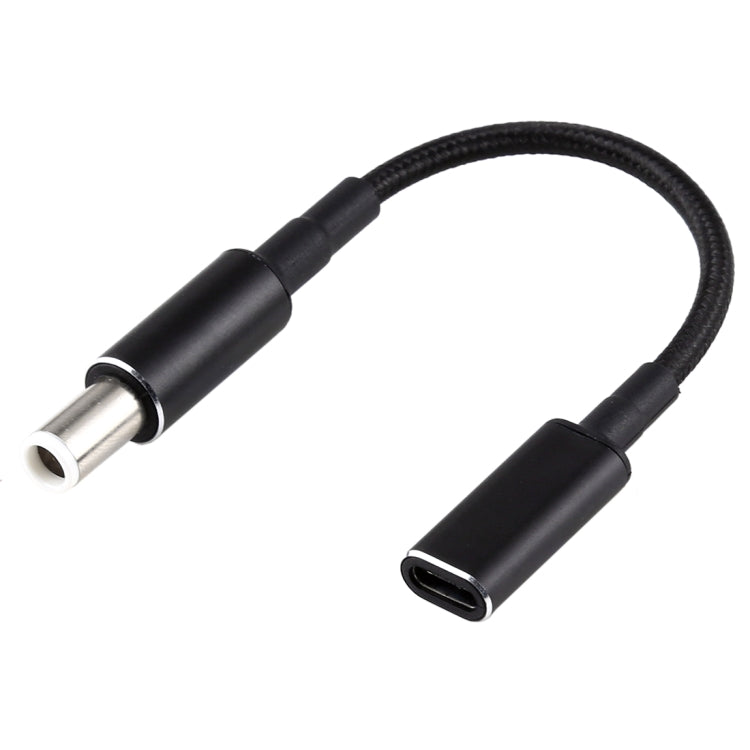 PD 100W 18,5-20V 7,4 x 0,6 mm a USB-C / Adaptador tipo C Cable trenzado de nailon para Dell, 7.4 x 0.6mm