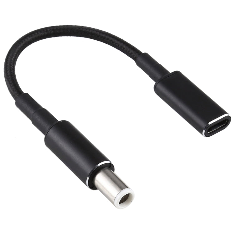 PD 100W 18,5-20V 7,4 x 0,6 mm a USB-C / Adaptador tipo C Cable trenzado de nailon para Dell, 7.4 x 0.6mm