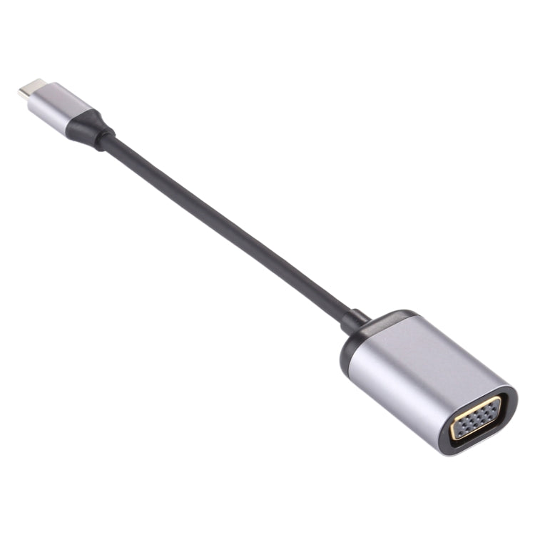 Cable adaptador de conexión VGA hembra a tipo C / USB-C macho 1080P, VGA Female to Type-C Male