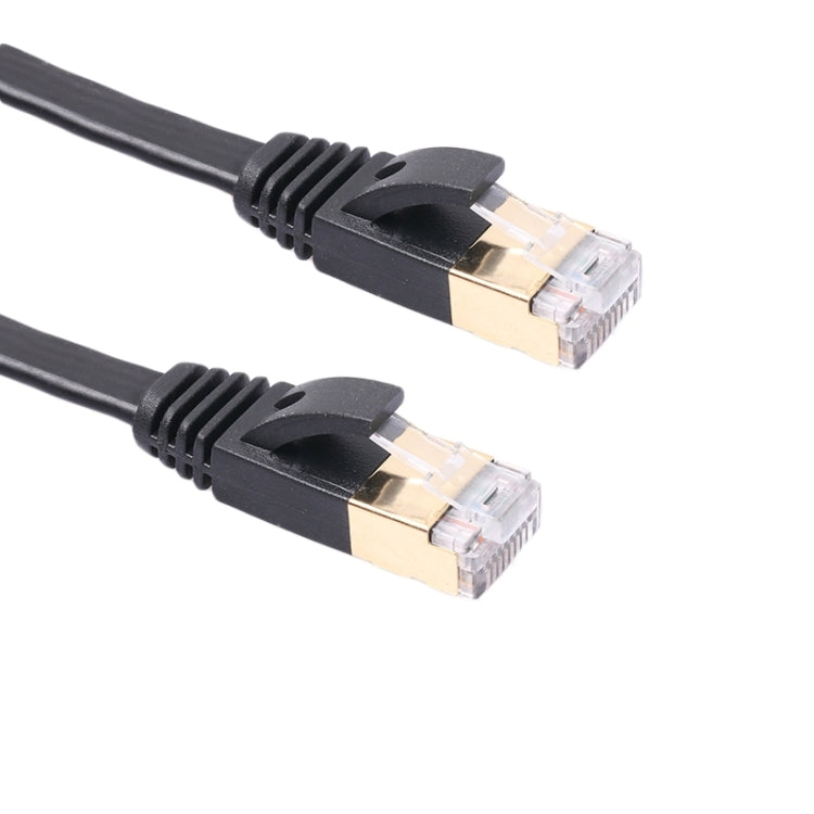 Cable de conexión ultraplano CAT7 10 Gigabit Ethernet de 1,8 m para red LAN de módem enrutador - Construido con conectores RJ45 blindados, Length: 1.8m
