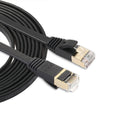 Cable de conexión ultraplano CAT7 10 Gigabit Ethernet de 3 m para red LAN de módem enrutador - Construido con conectores RJ45 blindados, Length: 3m
