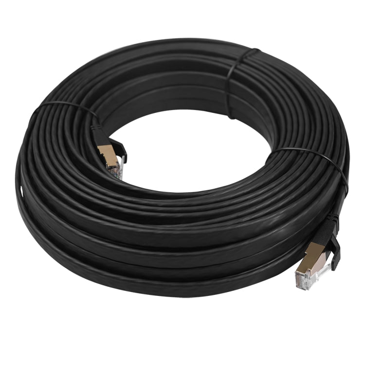 Cable LAN de red plano CAT8 con doble blindaje CAT8-2, longitud: 20 m, 20m