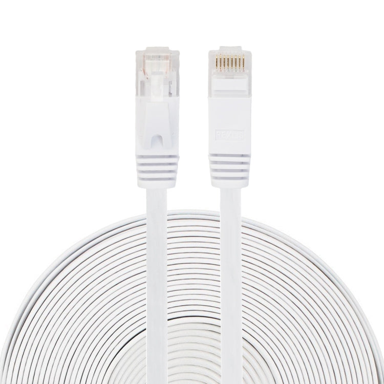 Cable LAN de red Ethernet plano ultrafino CAT6 de 20 m, cable de conexión RJ45, Length: 20m