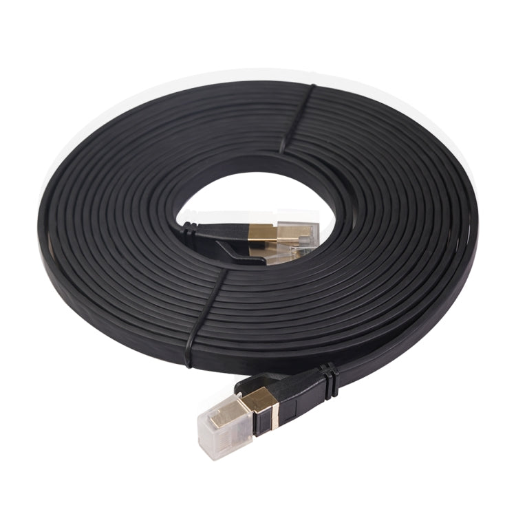 Cable LAN de red plano CAT8 con doble blindaje CAT8-2, longitud: 5 m, 5m