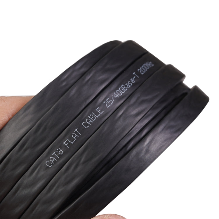 Cable LAN de red plano CAT8 con doble blindaje CAT8-2, longitud: 10 m, 10m