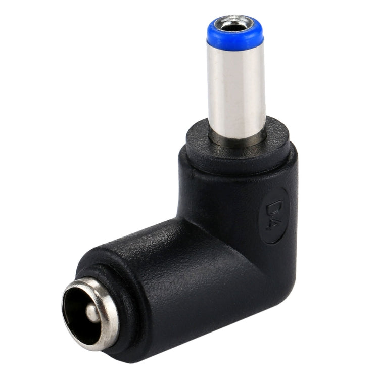 Adaptador de corriente de conector hembra DC 4506 macho a DC 7406 para portátil HP, codo de ángulo recto de 90 grados, DC 5521 Male to Female