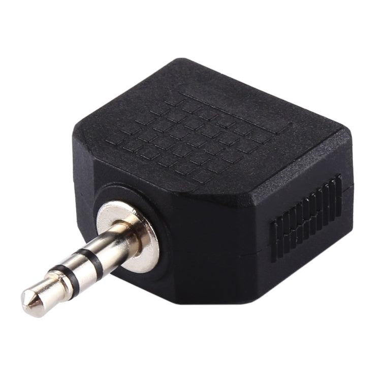 Adaptador divisor macho de 3,5 mm a hembra doble de 3,5 mm