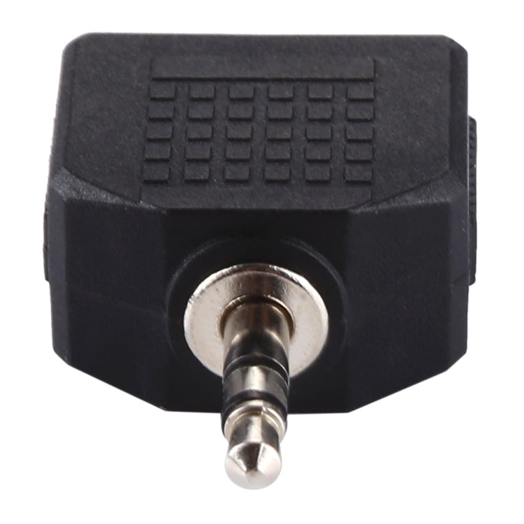 Adaptador divisor macho de 3,5 mm a hembra doble de 3,5 mm