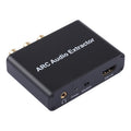 Extractor de audio ARC de 192 KHz HDMI ARC a SPDIF + Coaxial + Convertidor L/R Adaptador de canal de retorno de audio, 192KHz ARC