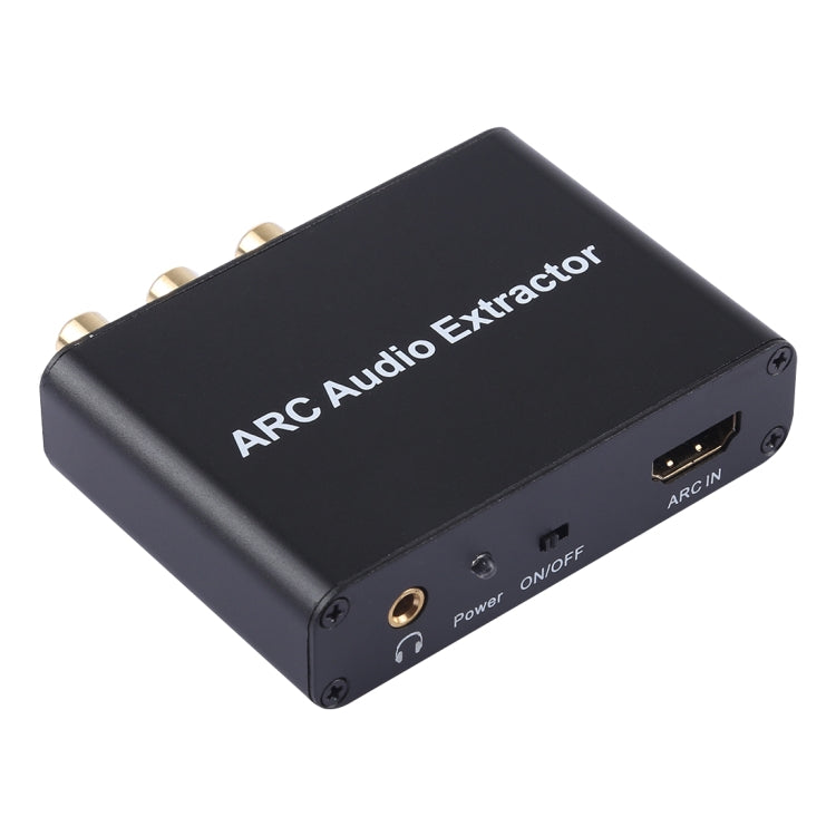 Extractor de audio ARC de 192 KHz HDMI ARC a SPDIF + Coaxial + Convertidor L/R Adaptador de canal de retorno de audio, 192KHz ARC