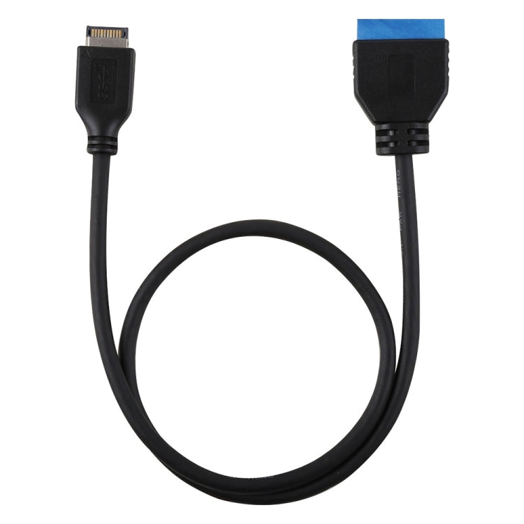 Cable de expansión macho de 19 pines de placa base USB 3.1 tipo E a USB 3.0 de 30 cm