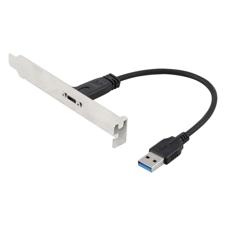 Cable conector de Cable de extensión macho USB-C/Tipo-C hembra a USB 3,0, cabezal de soporte de Panel de 20cm