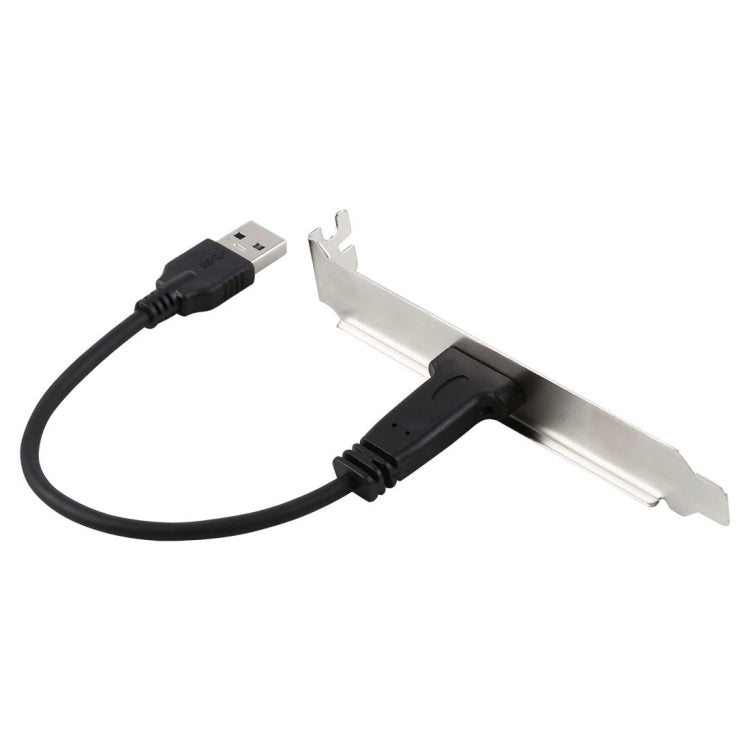 Cable conector de Cable de extensión macho USB-C/Tipo-C hembra a USB 3,0, cabezal de soporte de Panel de 20cm