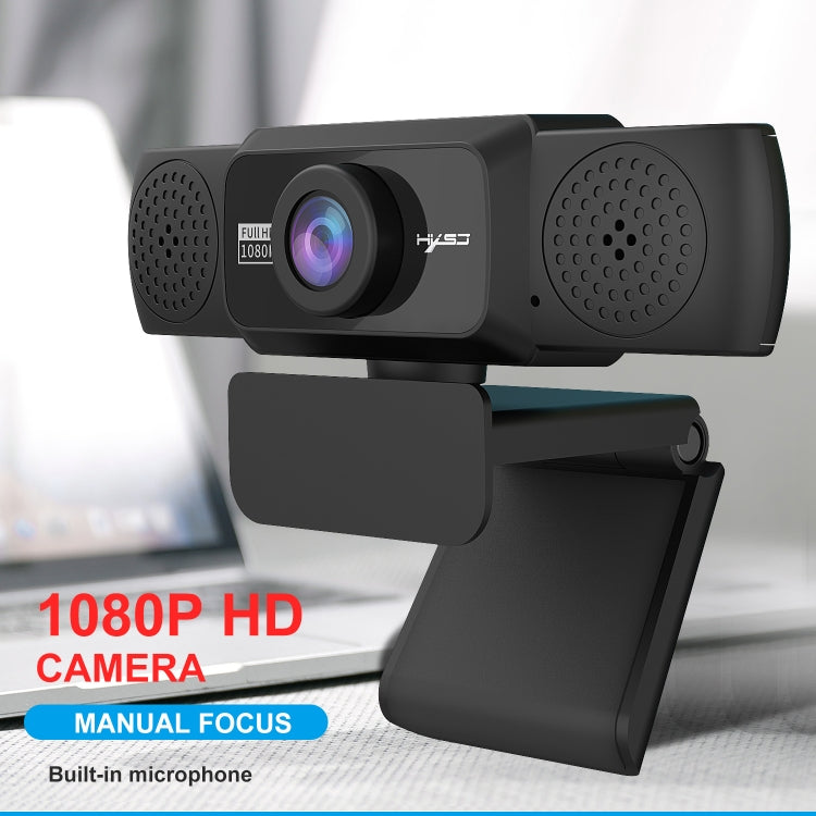 Cámara de PC con cámara web de vídeo HD ajustable HXSJ S5 1080P con micrófono